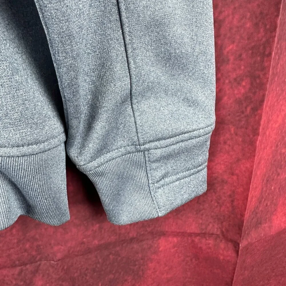 SPORT-TEK QUARTER-ZIP PULLOVER GRAY EMROIDERED SPEER PRIDE ACADEMY LOGO SIZE 